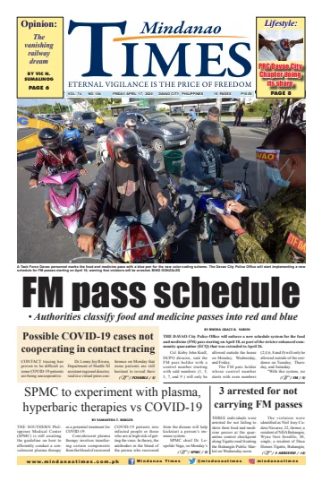 Mindanao Times - 17 Apr 2020