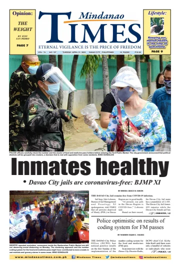 Mindanao Times - 21 Apr 2020