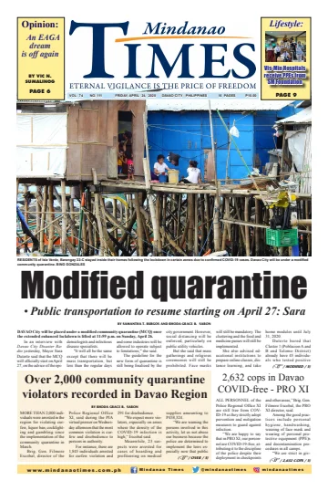Mindanao Times - 24 Apr 2020