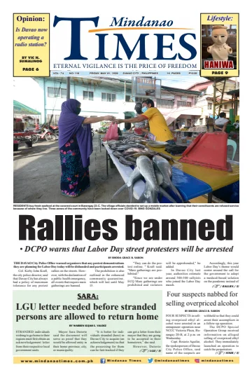 Mindanao Times - 1 May 2020
