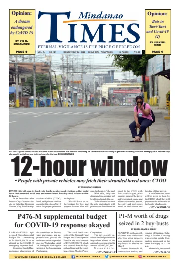 Mindanao Times - 4 May 2020
