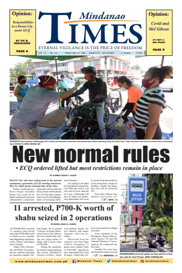Mindanao Times - 15 May 2020