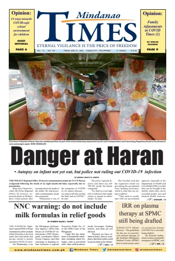 Mindanao Times - 22 May 2020