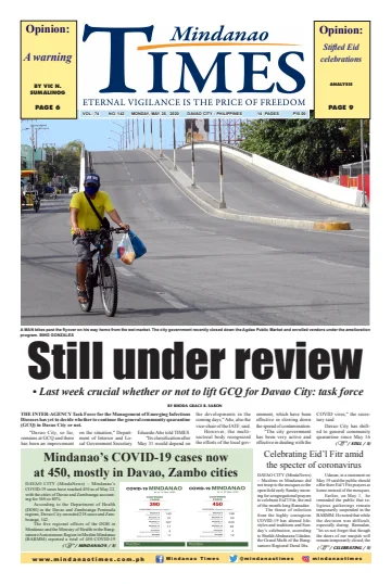 Mindanao Times - 25 May 2020