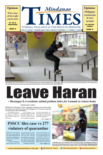 Mindanao Times - 11 Jun 2020