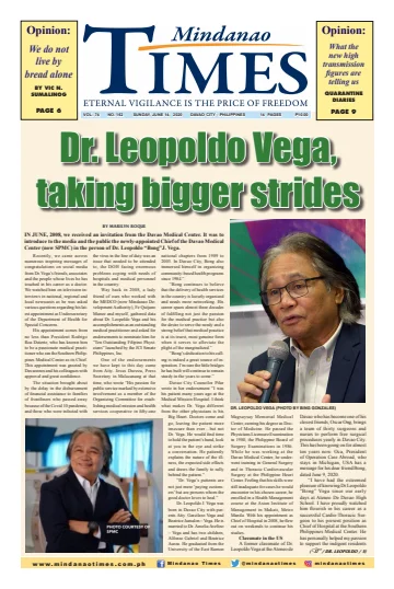 Mindanao Times - 14 Jun 2020