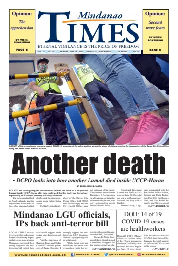 Mindanao Times - 15 Jun 2020