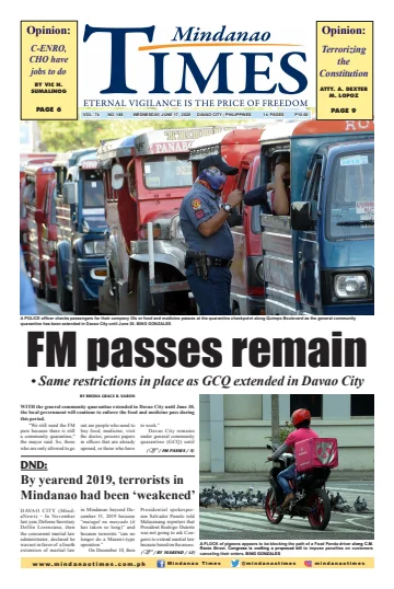 Mindanao Times - 17 Jun 2020