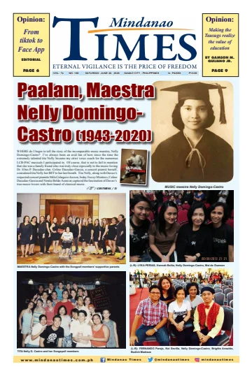 Mindanao Times - 20 Jun 2020