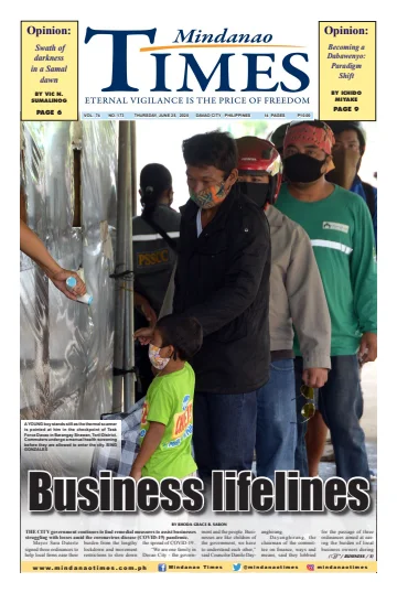Mindanao Times - 25 Jun 2020