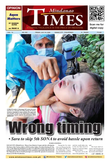 Mindanao Times - 24 Jul 2020