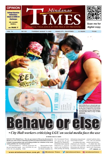 Mindanao Times - 13 Aug 2020
