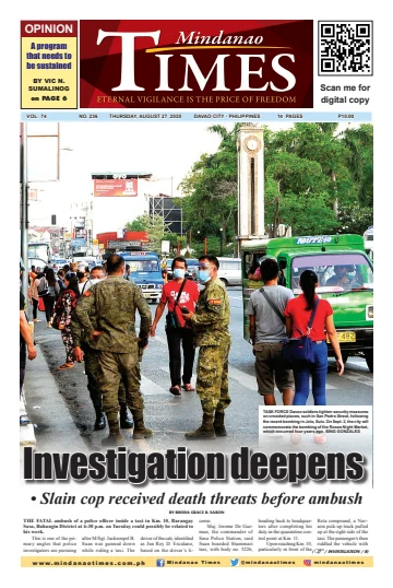 Mindanao Times - 27 Aug 2020