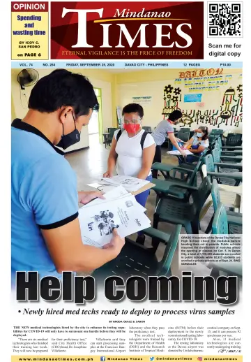 Mindanao Times - 25 Sep 2020