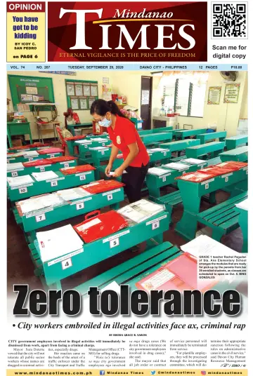 Mindanao Times - 29 Sep 2020