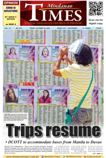 Mindanao Times - 2 Oct 2020