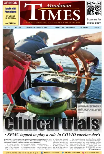 Mindanao Times - 12 Oct 2020