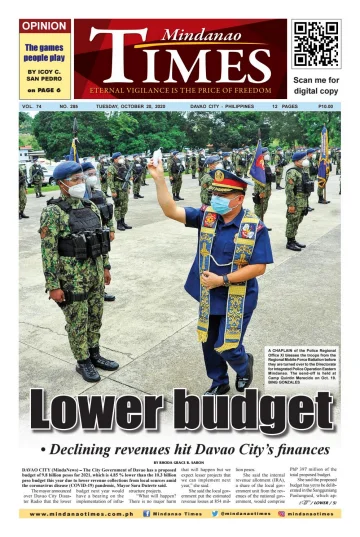 Mindanao Times - 20 Oct 2020