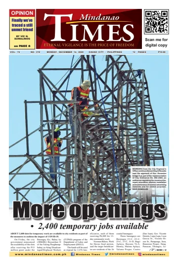 Mindanao Times - 14 Dec 2020