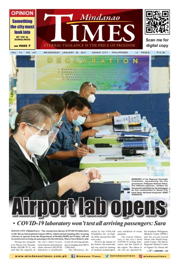 Mindanao Times - 20 Jan 2021