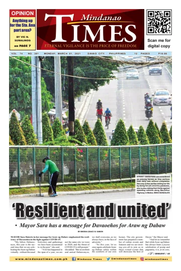 Mindanao Times - 1 Mar 2021