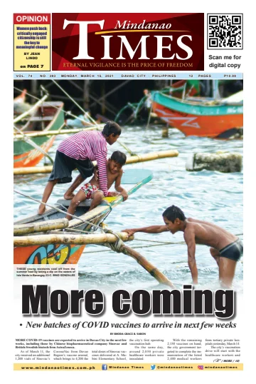 Mindanao Times - 15 Mar 2021