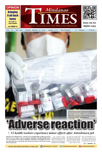 Mindanao Times - 19 Mar 2021