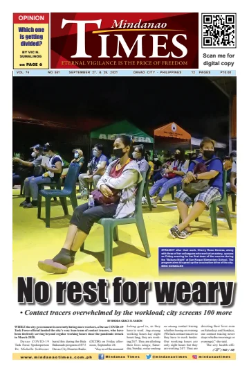 Mindanao Times - 27 Sep 2021