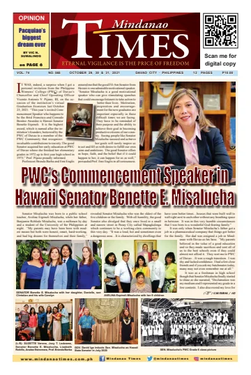 Mindanao Times - 29 Oct 2021