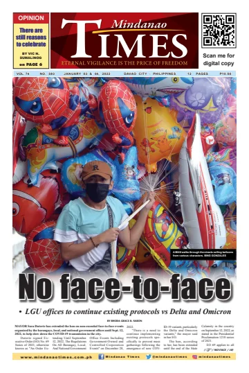 Mindanao Times - 3 Jan 2022