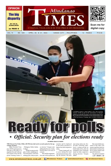 Mindanao Times - 20 Apr 2022