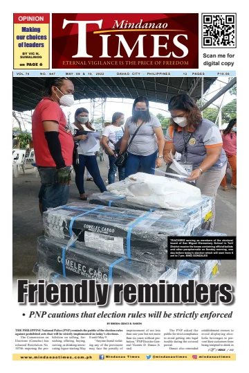 Mindanao Times - 10 May 2022