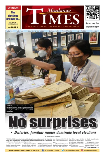 Mindanao Times - 11 May 2022