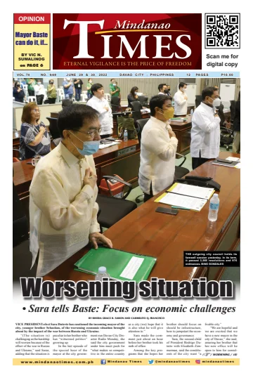 Mindanao Times - 29 Jun 2022