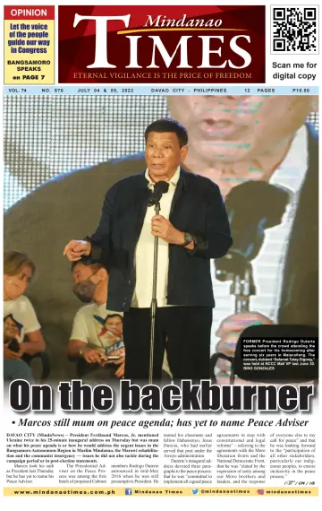 Mindanao Times - 4 Jul 2022