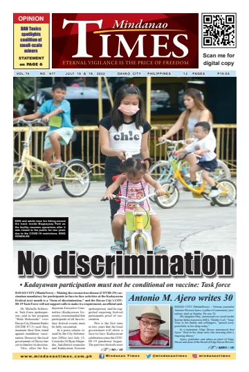 Mindanao Times - 18 Jul 2022