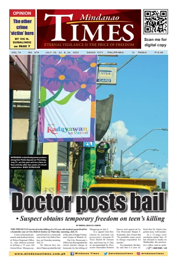 Mindanao Times - 22 Jul 2022