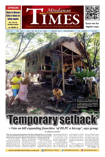 Mindanao Times - 29 Jul 2022