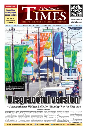 Mindanao Times - 11 Aug 2022
