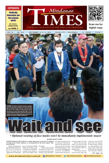 Mindanao Times - 12 Sep 2022