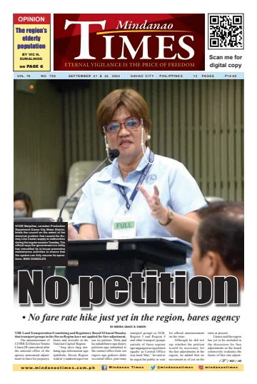 Mindanao Times - 21 Sep 2022