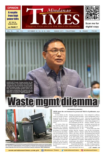 Mindanao Times - 21 Oct 2022