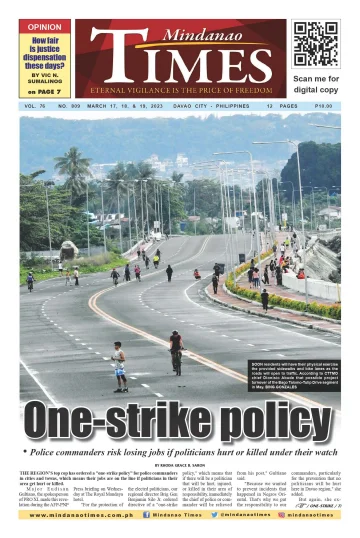 Mindanao Times - 17 Mar 2023