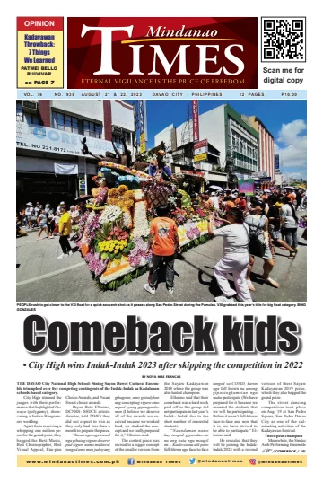 Mindanao Times - 21 Aug 2023
