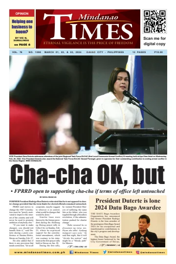 Mindanao Times - 1 Márta 2024