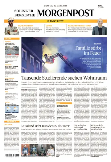 Solinger Bergische Morgenpost/Remscheid - 26 Mar 2024