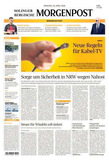 Solinger Bergische Morgenpost/Remscheid - 16 Apr 2024