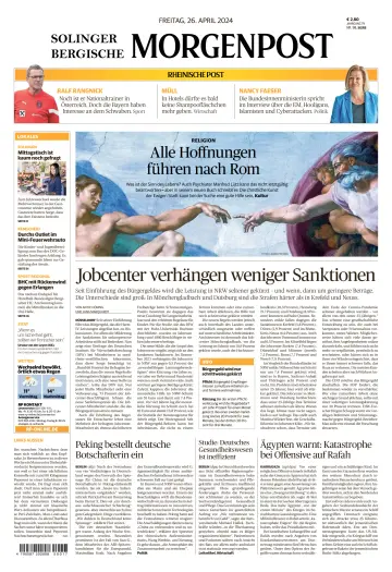 Solinger Bergische Morgenpost/Remscheid - 26 avr. 2024