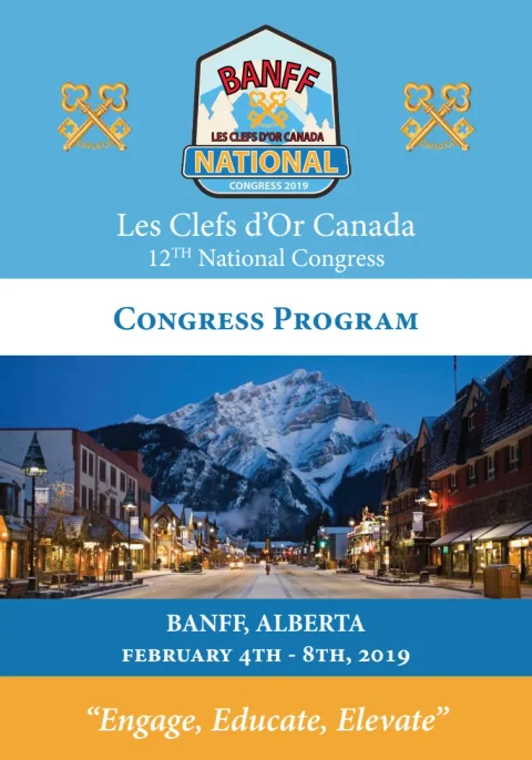 Les Clefs d’Or Canada Congress Program 2019