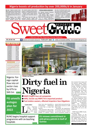 SweetCrude Monthly Edition - 16 fev. 2022